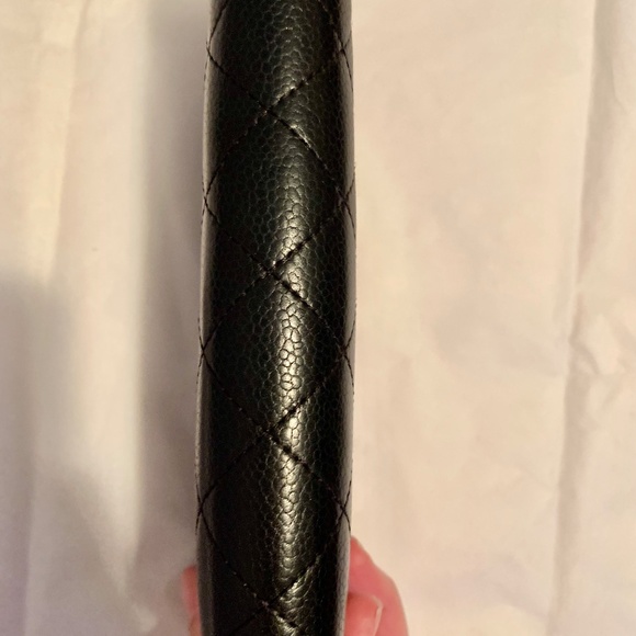 CHANEL Long Zip Wallet Matelasse BLACK - Picture 3 of 14